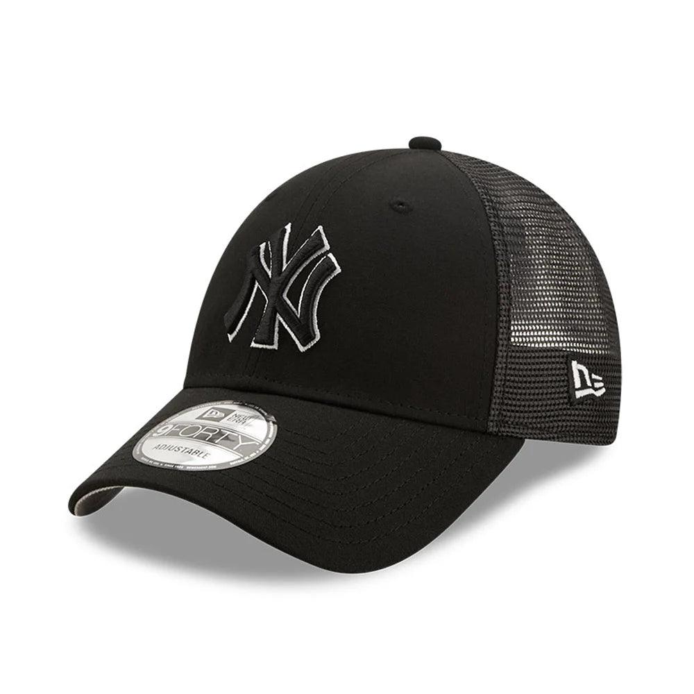 NEW ERA 9FORTY MLB NEW YORK YANKEES HOME FIELD TRUCKER BLACK - FAM