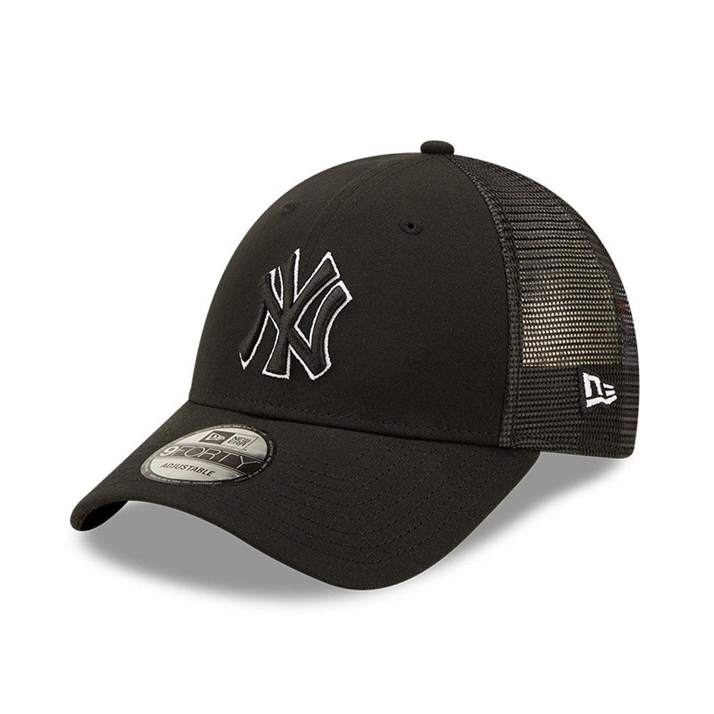 NEW ERA 9FORTY MLB NEW YORK YANKEES HOME FIELD TRUCKER BLACK - FAM