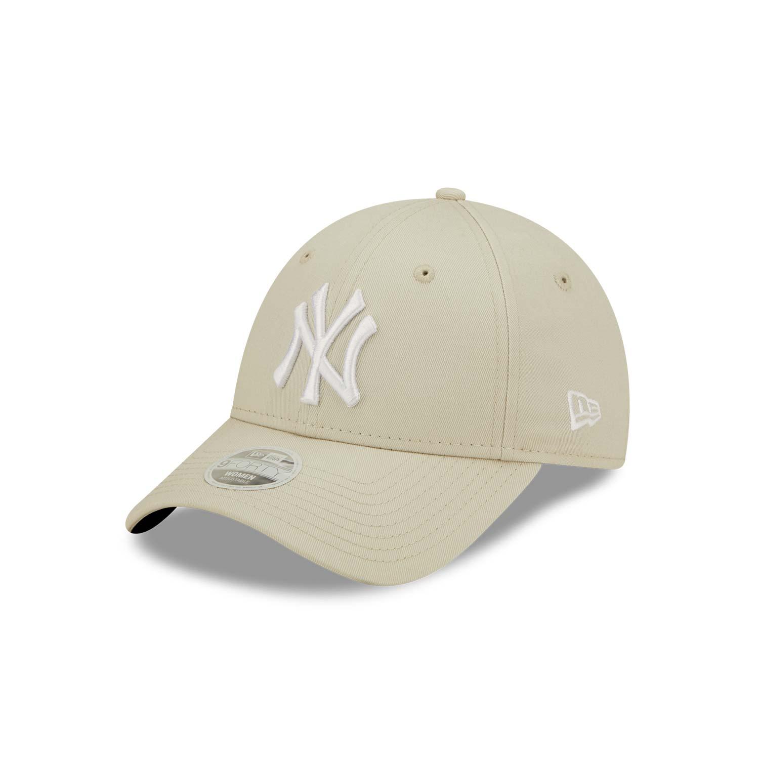 NEW ERA 9FORTY WOMEN LEAGUE ESSENTIAL MLB NEW YORK YANKEES STONE CAP - FAM