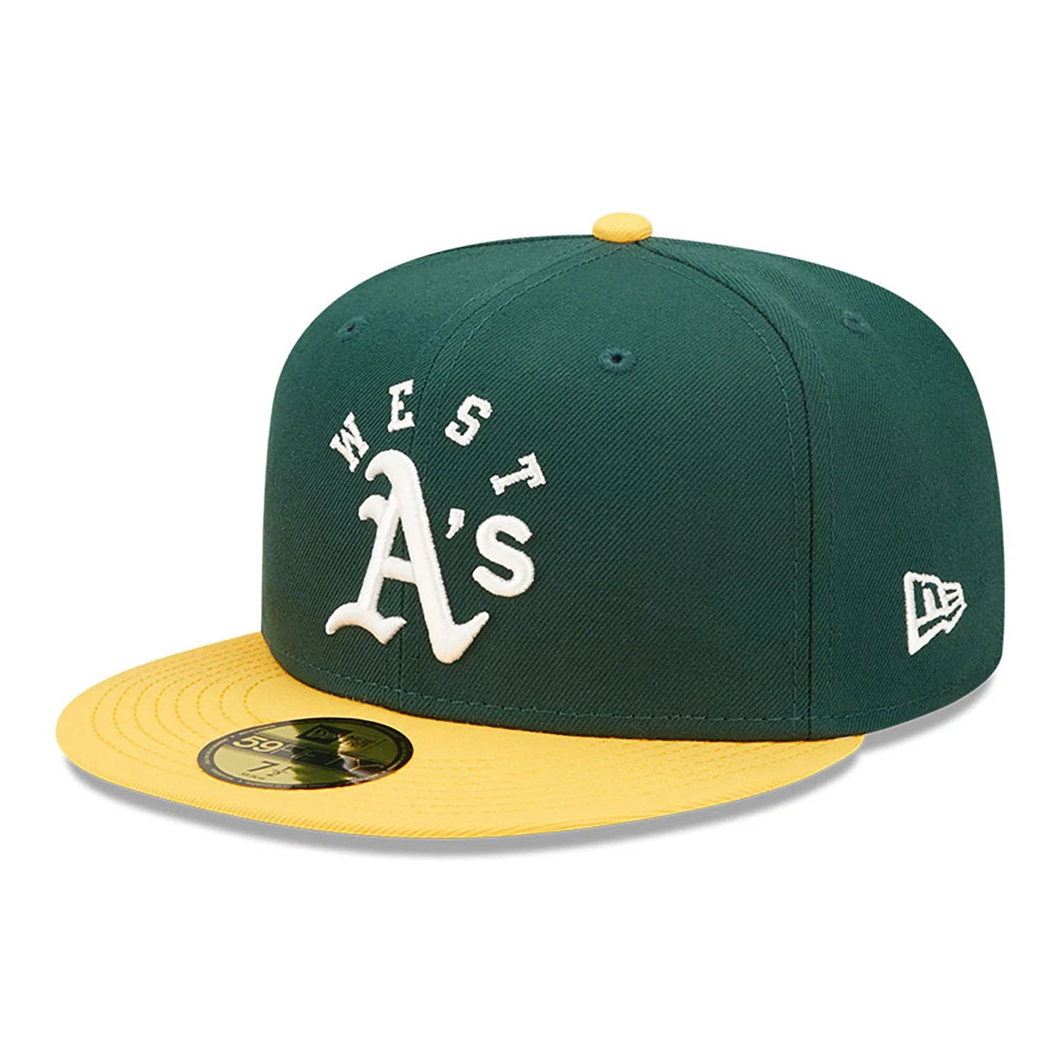 Oakland Athletics Kelly Green A Gold New Era 59Fifty Fitted