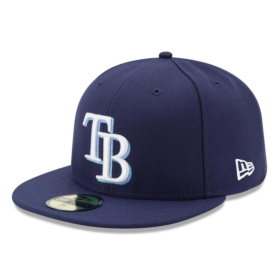 NEW ERA 59FIFTY MLB AUTHENTIC TAMPA BAY RAYS TEAM FITTED CAP